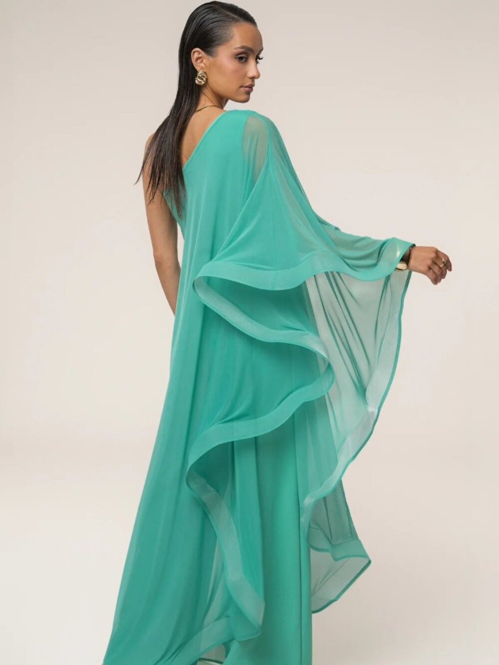 JLUXLABEL Green New Waves Jumpsuit Medium